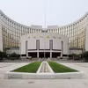 Trụ sở Ngân hàng Nhân dân Trung Quốc (PBoC) tại Bắc Kinh. (Ảnh: AFP/TTXVN)