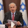 Thủ tướng Israel Benjamin Netanyahu trong cuộc họp nội các tuần ở Jerusalem, ngày 19/3/2023. (Ảnh: AFP/TTXVN)