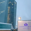 Trụ sở ECB Christine Lagarde tại Frankfurt am Main, Đức. (Ảnh: AFP/TTXVN)