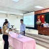 Đấu giá 28 thửa đất tại xã Kim Hoa, huyện Mê Linh. (Ảnh: Minh Nghĩa/TTXVN)