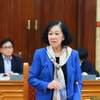 Thường trực Ban Bí thư Trương Thị Mai phát biểu chỉ đạo hội nghị. (Ảnh: Phương Hoa/TTXVN)