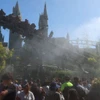 Du khách vui chơi tại công viên giải trí Universal Studios Hollywood. (Nguồn: Getty Images)