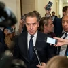 Hunter Biden, con trai Tổng thống Joe Biden, rời Ủy ban Giám sát Hạ viện Mỹ ngày 10/2/2024. (Ảnh: Getty Images)