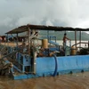Công an Thành phố Hồ Chí Minh đã triệt phá một đường dây khai thác cát trái phép với quy mô lớn. (Ảnh minh họa: Hoài Nam/TTXVN)