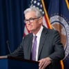 Chủ tịch Cục Dự trữ liên bang Mỹ (Fed) Jerome Powell trong cuộc họp báo công bố chính sách lãi suất tại Washington DC., ngày 20/3/2024. (Ảnh: THX/TTXVN)