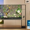 Mẫu TV OLED của LG có màn hình gần như trong suốt. (Nguồn: LG)