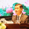 Bí thư Tỉnh ủy, Chủ tịch Hội đồng Nhân dân tỉnh Nghệ An Thái Thanh Quý. (Ảnh: Nguyễn Oanh/Vietnam+)