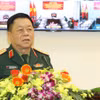 Thượng tướng Nguyễn Trọng Nghĩa, Phó Chủ nhiệm Tổng cục Chính trị Quân đội nhân dân Việt Nam phát biểu. (Ảnh: Văn Điệp/TTXVN)