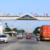 Quốc lộ 22, đoạn qua huyện Trảng Bàng, cửa ngõ vào tỉnh Tây Ninh từ Thành phố Hồ Chí Minh. (Ảnh: Hồng Đạt/TTXVN)