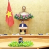 Thủ tướng Phạm Minh Chính chủ trì Phiên họp Chính phủ chuyên đề về xây dựng pháp luật tháng 12 năm 2024. (Ảnh: Dương Giang/TTXVN)