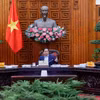 Thủ tướng Phạm Minh Chính phát biểu chỉ đạo. (Ảnh: Dương Giang/TTXVN)