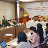 Quang cảnh buổi họp báo về “Ngày Việt Nam ở nước ngoài 2024.” (Ảnh: CTV/Vietnam+)