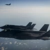 Máy bay F-35C Lightning II bay trên vùng trời Biển Bắc, Hà Lan ngày 23/5. Ảnh minh họa. (Nguồn: EPA/TTXVN)