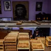 Đóng gói xì gà tại nhà máy Cohiba ở Havana, Cuba, ngày 8/9/2022. (Ảnh: AFP/TTXVN)