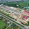 Các hạng mục xây dựng Nhà máy xử lý nước thải Yên Xá đã cơ bản hoàn thành. (Ảnh: Tuấn Anh/TTXVN)