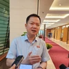 Đại biểu Trịnh Xuân An, ủy viên thường trực Ủy ban Quốc phòng - An ninh. (Ảnh: Hùng Võ/Vietnam+)