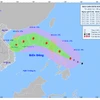 Đường đi của siêu bão Man-yi lúc 8 giờ ngày 16/11/2024. (Nguồn: Tổng cục KTTV)