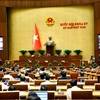 Quang cảnh phiên họp Quốc hội sáng 4/11. (Ảnh: Doãn Tấn/TTXVN)