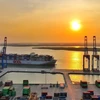 Khu vực Cụm cảng Cái Mép -Thị Vải, thị xã Phú Mỹ, tỉnh Bà Rịa-Vũng Tàu. (Ảnh minh họa. Nguồn: TTXVN)
