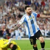 Lionel Messi tỏa sáng để giúp Argentina thắng tưng bừng. (Nguồn: Reuters)