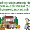 Mức hỗ trợ sửa chữa, xây dựng nhà ở đối với người có công với cách mạng