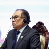 Thủ tướng Malaysia Anwar Ibrahim tham dự Hội nghị Cấp cao ASEAN lần thứ 44-45. (Nguồn: Reuters)