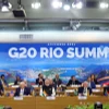 Các đại biểu tham dự Hội nghị thượng đỉnh G20 ở Rio de Janeiro, Brazil. (Ảnh: ANI/TTXVN)