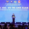 Phó Chủ tịch nước Võ Thị Ánh Xuân phát biểu tại Diễn đàn Doanh nghiệp Cựu chiến binh ASEAN lần thứ nhất. (Ảnh: An Đăng/TTXVN)