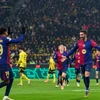 Barcelona lên top 2 Champions League. (Nguồn: Getty Images)