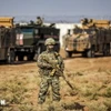 Binh sỹ Nga tại miền Đông Bắc Syria. (Ảnh: AFP/TTXVN)