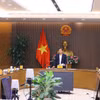 Phó Thủ tướng Lê Minh Khái chủ trì cuộc họp. (Ảnh: Văn Điệp/TTXVN)