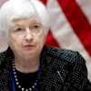 Bộ trưởng Tài chính Mỹ Janet Yellen phát biểu tại Washington, DC. (Ảnh: AFP/TTXVN)