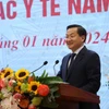 Phó Thủ tướng Chính phủ Lê Minh Khái phát biểu tại Hội nghị. (Ảnh: PV/Vietnam+)
