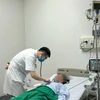 Sau thời gian điều trị tại Bệnh viện Bệnh Nhiệt đới Trung ương, bệnh nhân đã cắt sốt và không phải thở oxy. (Ảnh: BVCC)