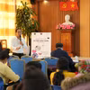 Các hoạt động tuyên truyền nhân Ngày Thế giới vì trẻ sinh non. (Ảnh: PV/Vietnam+)