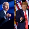 Tổng thống Mỹ Joe Biden (trái) và cựu Tổng thống Donald Trump. (Ảnh: AFP/TTXVN)