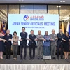 Thứ trưởng Ngoại giao, Trưởng SOM ASEAN Việt Nam Đỗ Hùng Việt tham dự Hội nghị Quan chức Cao cấp (SOM) ASEAN. (Ảnh: TTXVN phát)
