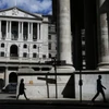 Trụ sở Ngân hàng Trung ương Anh tại Thủ đô London. (Ảnh: AFP/TTXVN)