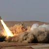 Tên lửa Fateh-110 của Iran. (Nguồn: The Moscow Times)