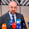 Chủ tịch Hội đồng châu Âu Charles Michel trong cuộc họp báo tại Hội nghị Thượng đỉnh Liên minh châu Âu ở Brussels (Bỉ) ngày 27/10/2023. (Ảnh: AFP/TTXVN)