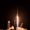 Tên lửa Falcon-9 mang theo tàu vũ trụ Endeavour chở phi hành đoàn Crew-8 rời bệ phóng tại Trung tâm Vũ trụ Kennedy ở bang Florida (Mỹ) ngày 4/3/2024. (Ảnh: AFP/TTXVN)