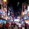 Phố Tây Bùi Viện tại Quận 1 (Thành phố Hồ Chí Minh). (Ảnh: Hồng Đạt/TTXVN)