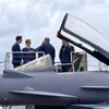 Đức tuyên bố mua thêm 20 máy bay chiến đấu Eurofighter của Tập đoàn Airbus tại Triển lãm ILA Berlin 2024. (Ảnh: Phương Hoa/TTXVN)