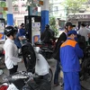 Một điểm bán xăng của Petrolimex tại Hà Nội. (Ảnh: Đức Duy/Vietnam+)