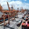 Xuất khẩu hàng hóa của Việt Nam tại cảng Hải phòng. (Ảnh: Đức Duy/Vietnam+)