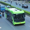 Dự kiến đến năm 2035, tỷ lệ chuyển đổi phương tiện sử dụng điện, năng lượng xanh của Hà Nội đạt 100% tổng số phương tiện được chuyển đổi. (Ảnh: TTXVN)