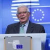 Người đứng đầu chính sách đối ngoại của Liên minh châu Âu (EU), ông Josep Borrell trong một cuộc họp báo. (Ảnh: THX/TTXVN)