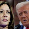 Phó Tổng thống Mỹ Kamala Harris (trái) và cựu Tổng thống Donald Trump. (Ảnh: Reuters/TTXVN)