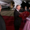 Nhà lãnh đạo Triều Tiên Kim Jong-un nồng nhiệt chào đón Tổng thống Nga Putin