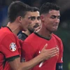 Ronaldo rơi nước mắt sau khi sút hỏng penalty ở phút 105.